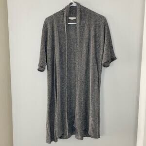 Eileen Fisher Short Sleeve Open Front Cardigan Size S